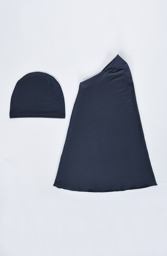 Anthrazit Hijab Badeanzug 20120-02