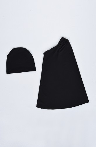 Black Swimsuit Hijab 20128-01