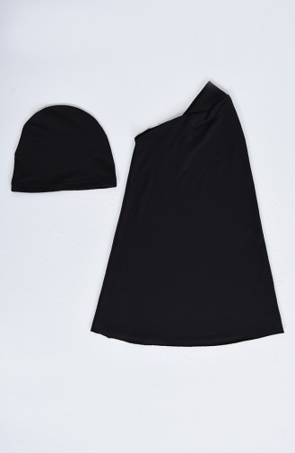 Maillot de Bain Hijab Noir 20130-01