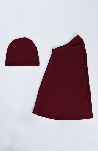 Claret red Swimsuit Hijab 20130-02