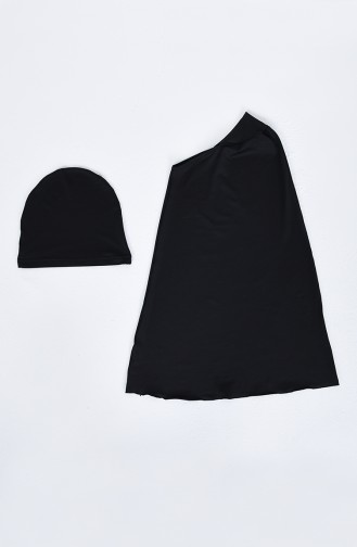 Black Swimsuit Hijab 20148-01