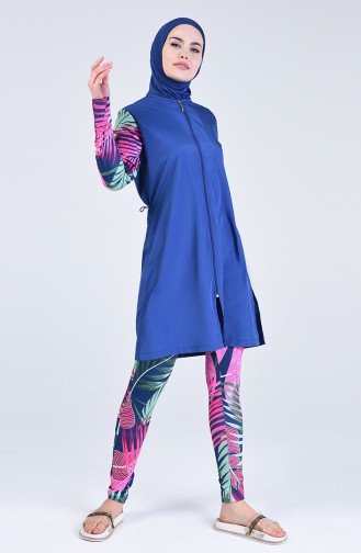 Indigo Hijab Badeanzug 20156-03