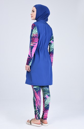 Indigo Hijab Badeanzug 20156-03