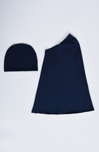 Maillot de Bain Hijab Bleu Marine 20172-02
