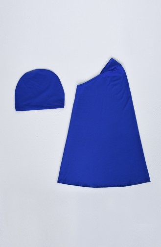 Saks-Blau Hijab Badeanzug 20181-01