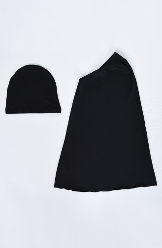 Black Modest Swimwear 20200-02