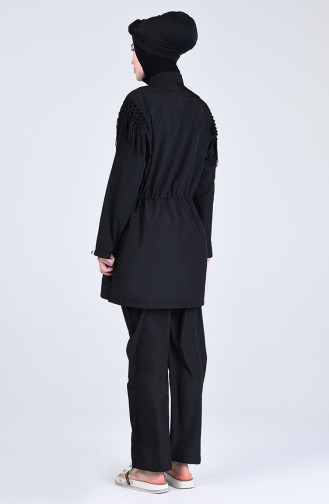 Black Swimsuit Hijab 20204-01