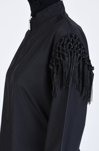 Schwarz Hijab Badeanzug 20204-01