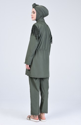 Khaki Modest Swimwear 20204-02