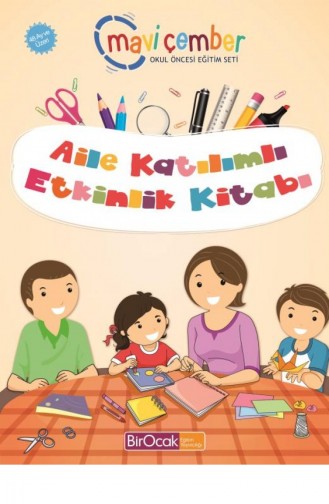 Aile Katılımlı Etkinlik Kitabı Mavi Çember 48 Ay Ve Üzeri Fatma İşler 9786053050452