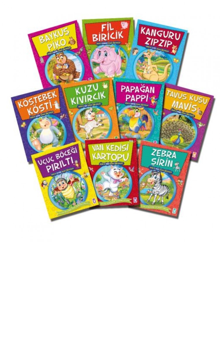 Allahin Isimlerini Ogreniyorum 2 Set 10 Kitap Nur Kutlu Sefamerve