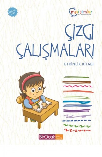 Çizgi Çalışmaları Etkinlik Kitabı Mavi Çember 48 Ay Ve Üzeri Fatma İşler