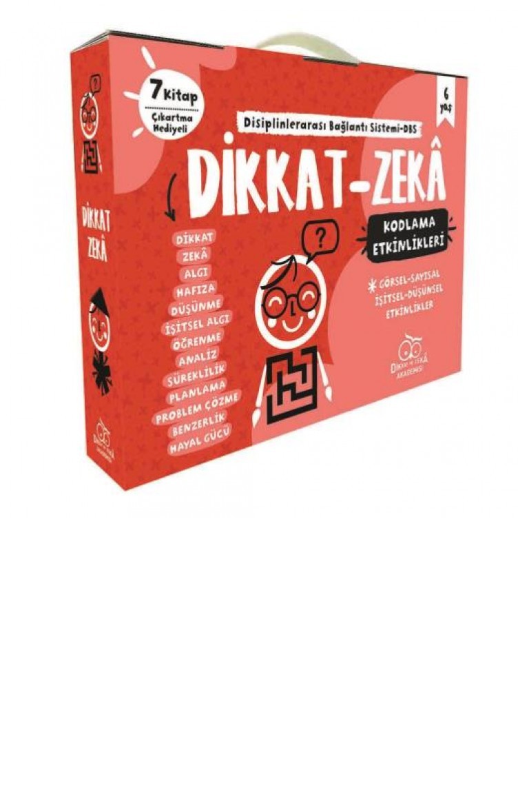 Dikkat Zeka Ana Sinifi Seti 6 Yas 7 Kitap Mehmet Turkdogan Savas Ozdemir Sefamerve
