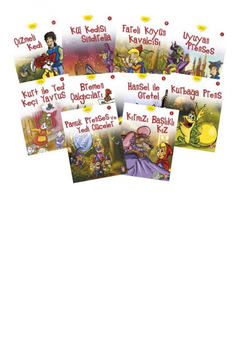 Dunya Masallari 1 Set 10 Kitap Grimm Kardesler Sefamerve