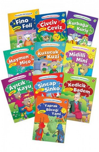 Hikayelerle Dini Değerler Set 10 Kitap Asiye Aslı Aslaner