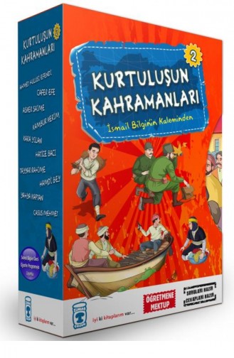 Kurtuluşun Kahramanları 2 Set 10 Kitap İsmail Bilgin