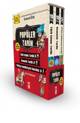 Popüler Tarih Set 25 Kitap Metin Özdamarlar 9786050828177