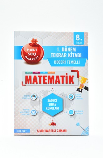 Şimdi Nartest Zamanı 1.Dönem Tekrar Kitabı - Matematik