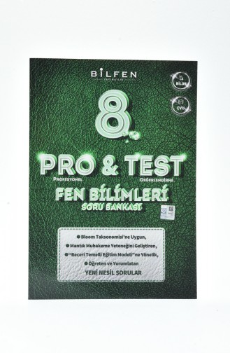 Bilfen Yayınları Pro-Test Soru Bankası - 8. Sınıf - Fen Bilimleri