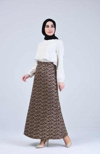 Brown Skirt 7272-02