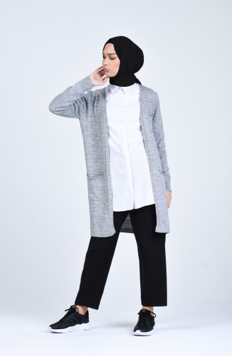 Light Gray Cardigans 4129-11