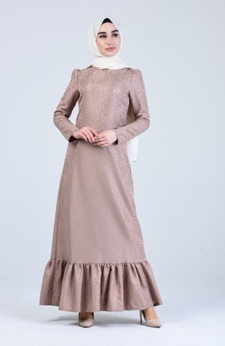 Mink Hijab Dress 7271-03