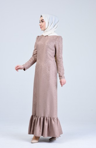 Mink Hijab Dress 7271-03