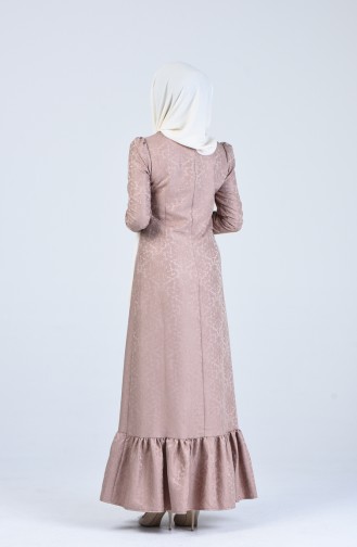 Mink Hijab Dress 7271-03