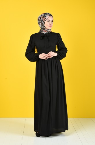 Black İslamitische Jurk 8124-02