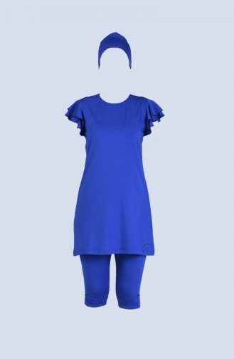 Saxon blue Swimsuit Hijab 20106-03