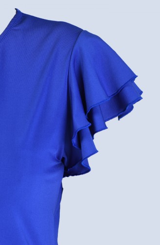 Saks-Blau Hijab Badeanzug 20106-03