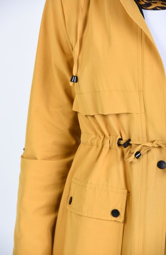 Mustard Trench Coats Models 6086-07