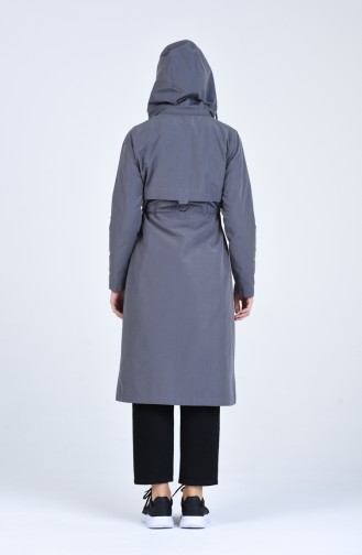 Gray Trench Coats Models 6086-08