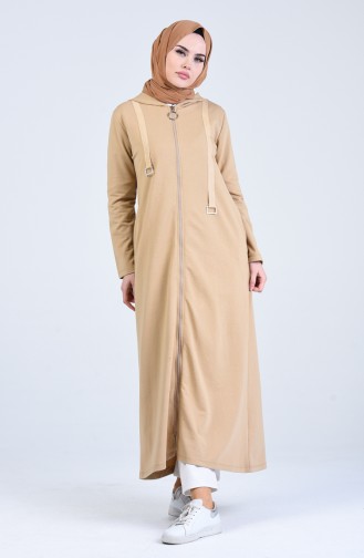 Beige Abaya 0841-01