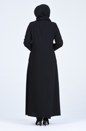 Schwarz Trenchcoat 8425-01