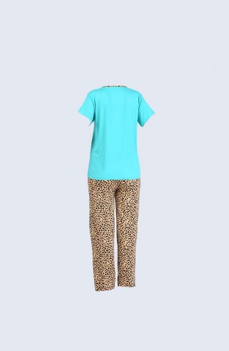 Grün Pyjama 5020-01