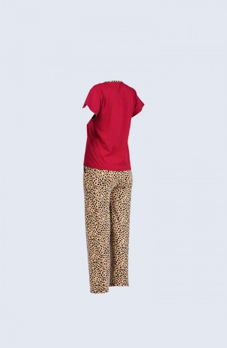 Claret Red Pajamas 5020-02