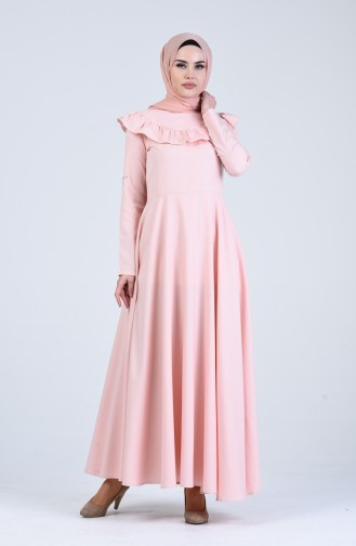 Powder Hijab Dress 7269-01