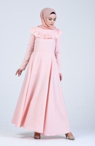 Powder Hijab Dress 7269-01