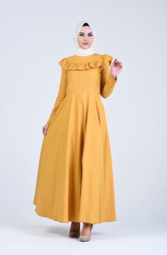 Yellow İslamitische Jurk 7269-04