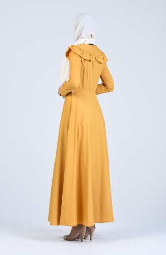 Yellow İslamitische Jurk 7269-04