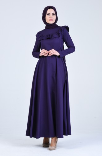 Robe Hijab Pourpre 7269-08