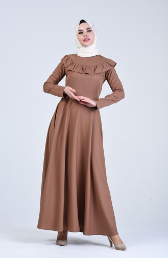 Robe Hijab Camel 7269-14