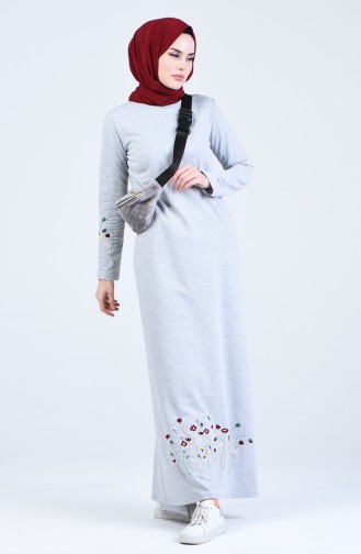 Robe Hijab Gris 3173-08