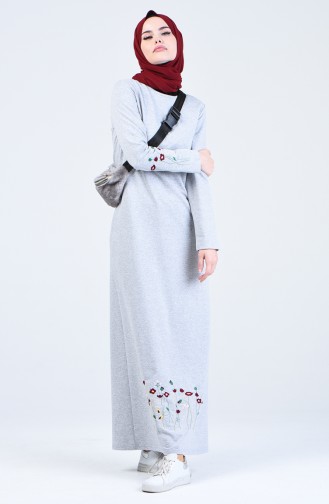 Robe Hijab Gris 3173-08
