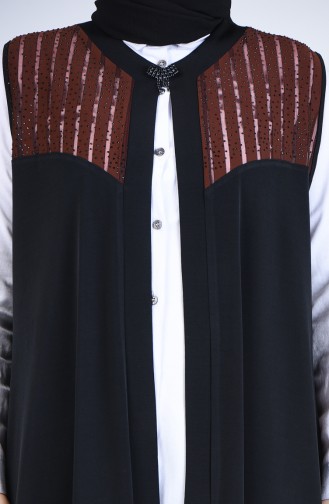 Black Gilet 7023-01