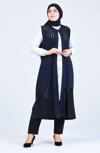 Navy Blue Waistcoats 7023-02