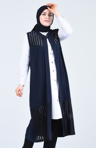 Navy Blue Waistcoats 7023-02