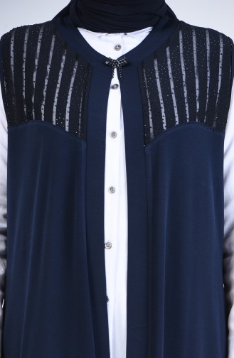 Navy Blue Waistcoats 7023-02