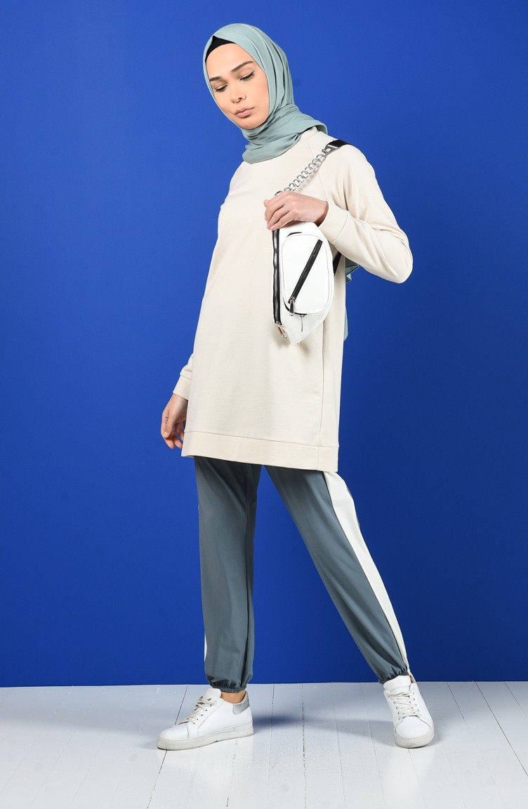 turquoise sweatsuit